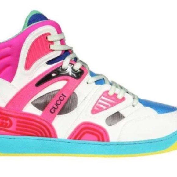 Gucci Basketball Sneakers Multicolored. - Picture 2 of 7